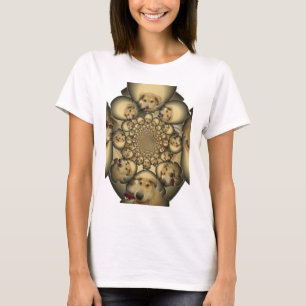 Puppy Kaleidoskop Art Print T-Shirt