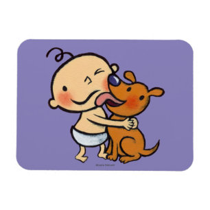 Puppy Kisses für das Baby Magnet