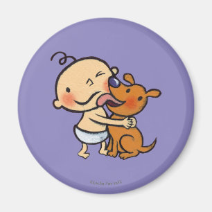 Puppy Kisses für das Baby Magnet