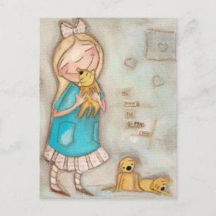 Puppy Kisses - Postkarte