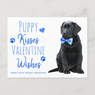 Puppy Kisses Valentine wünscht Kids Valentinstag Feiertagspostkarte