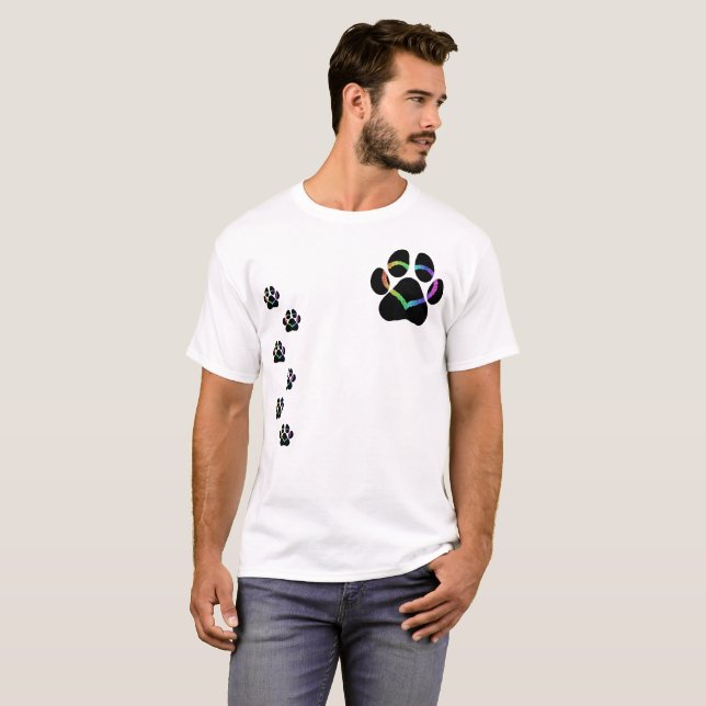 PUPPY LIEBE Black T-Shirt (Vorne ganz)