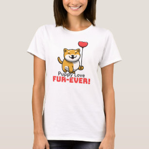 "Puppy Liebe Fur ever", Hunde Day T-Shirt