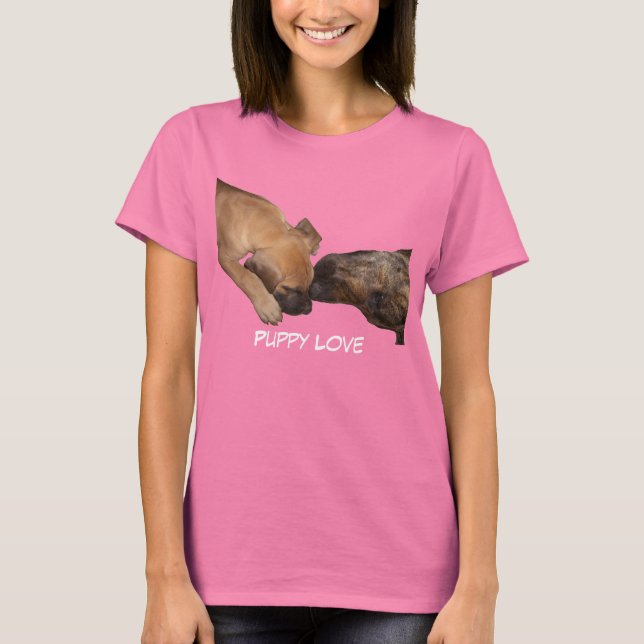 Puppy-Liebe-Shirt T-Shirt (Vorderseite)