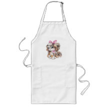 Puppy Long Apron
