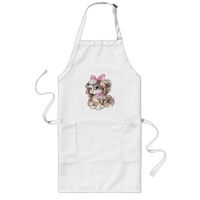 Puppy Long Apron Lange Schürze (Vorne)