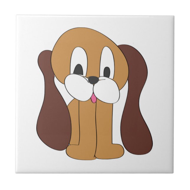 PUPPY LONG EARS FLIESE (Vorderseite)