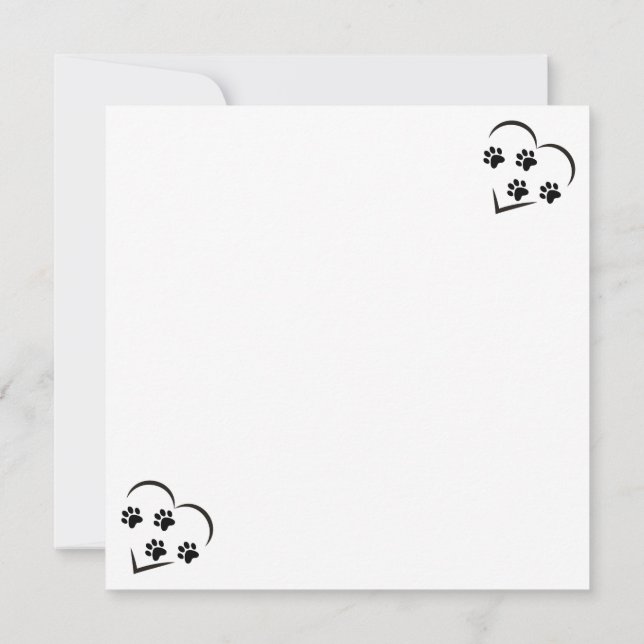 PUPPY LOVER EINLADUNG (Rückseite)