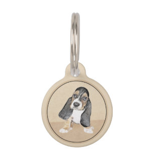 Puppy-Malerei im Basset-Hund - Original Hundeschic Haustiermarke