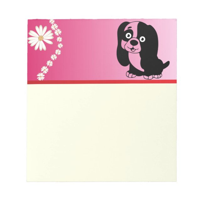 Puppy Notepad Notizblock (Vorderseite)