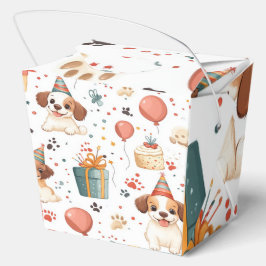 "Puppy Party Geschenkboxen" Geschenkschachtel