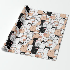 Puppy Pattern Wrapping Paper Geschenkpapier