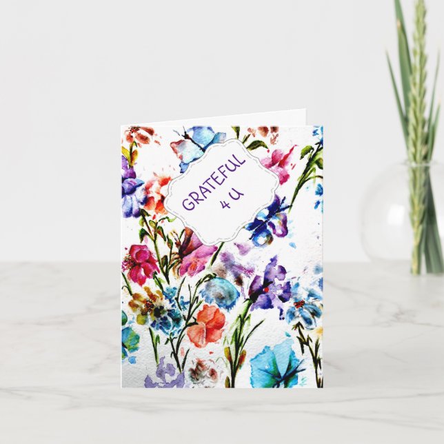 PUPPY PAW DRUCKEN | Dankeskarte (Vorderseite)