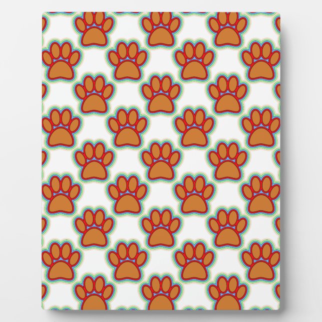 Puppy Paws Fotoplatte (Vorderseite)