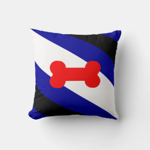 Puppy Play Pride Flag Kissen