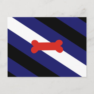 Puppy Play Pride-Flagge Postkarte