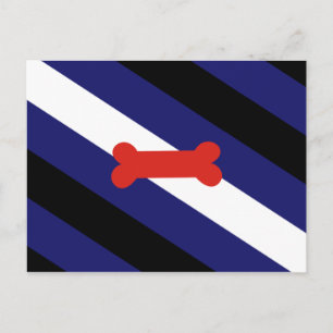 Puppy Play Pride-Flagge Postkarte