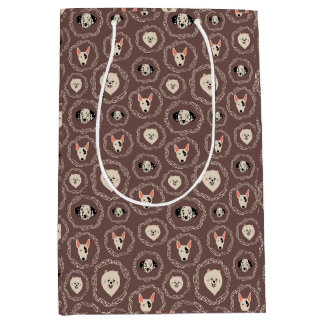 Puppy Print Geschenktasche Mittlere Geschenktüte