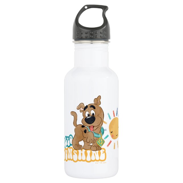 Puppy Scooby-Doo "Hello Sunshine" Edelstahlflasche (Vorderseite)