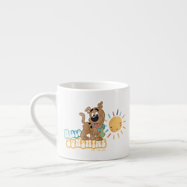 Puppy Scooby-Doo "Hello Sunshine" Espressotasse (Links)