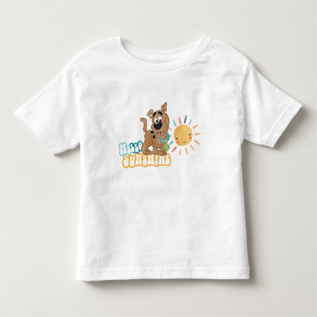 Puppy Scooby-Doo "Hello Sunshine" Kleinkind T-shirt (Vorderseite)