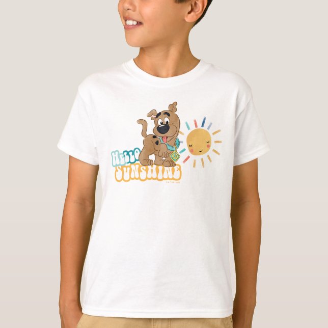 Puppy Scooby-Doo "Hello Sunshine" T-Shirt (Vorderseite)