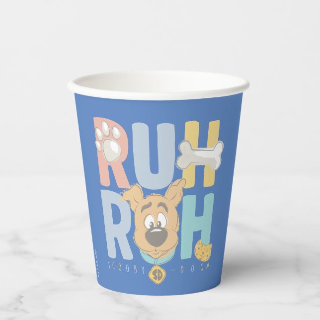 Puppy Scooby-Doo "Ruh Roh" Pappbecher (Vorderseite)