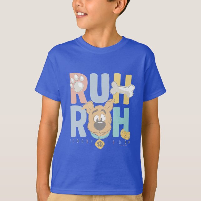 Puppy Scooby-Doo "Ruh Roh" T-Shirt (Vorderseite)