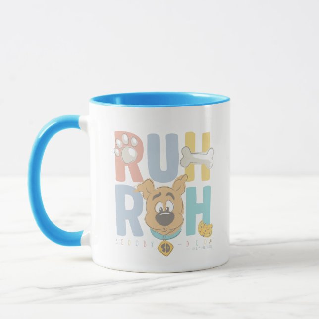 Puppy Scooby-Doo "Ruh Roh" Tasse (Links)