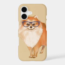 Puppy-Smart-Spitz (Hintergrundfarbe editierbar)