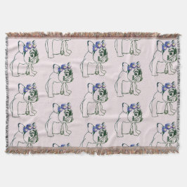 Puppy, Sweet Throw Blanket Decke