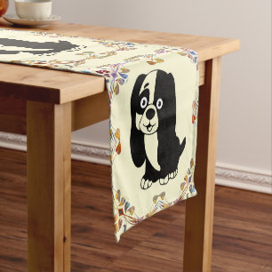 Puppy Table Runner Kurzer Tischläufer