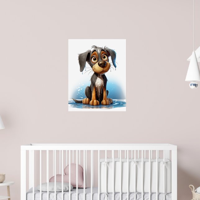 Puppy Wall Art Poster (Kinderzimmer 2)
