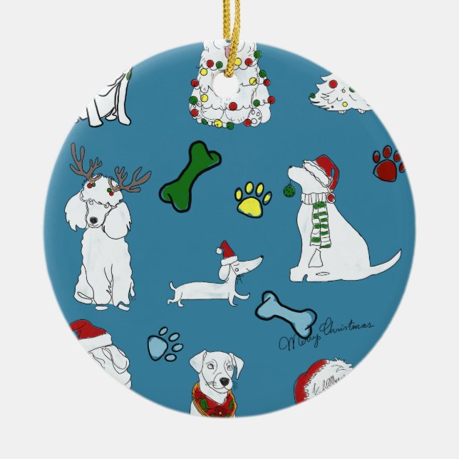 PUPPY XMAS ORNAMENT (Vorne)