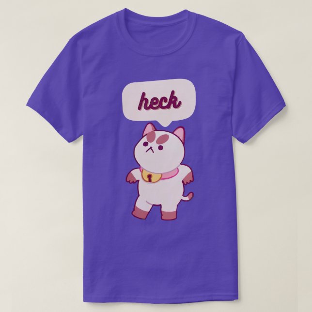 Puppycat Swear Heck T-Shirt (Design vorne)