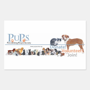 PUPs Logo Sticker