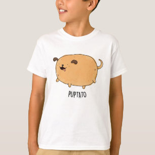Puptato Funny Puppy Potato Puff T-Shirt