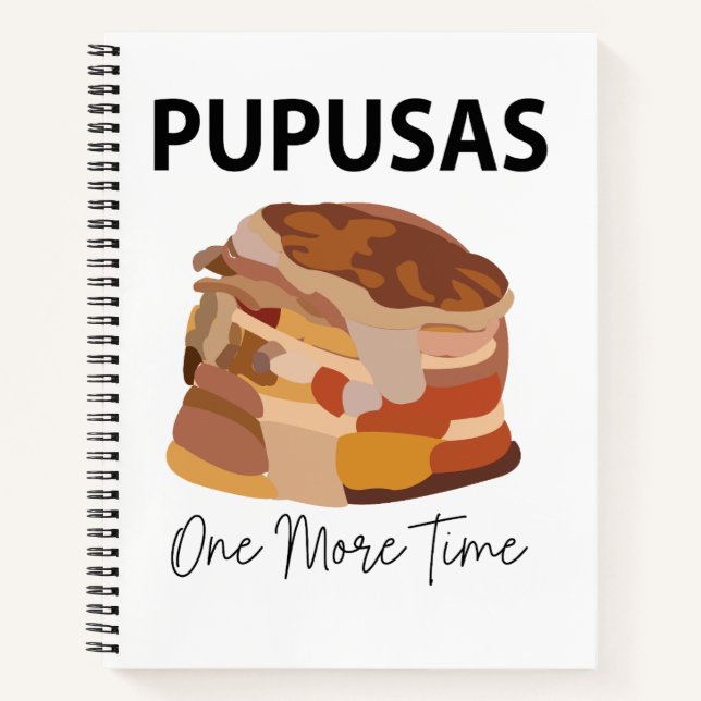 Pupusas El Salvadorian Brot Pupusas Restaurant Notizbuch (Vorderseite)