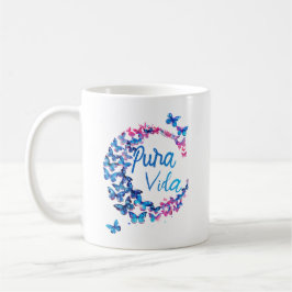 Pura Vida Blue Butterfly Tasse