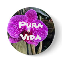 Pura Vida Button - Tragen Sie den Geist von Costa