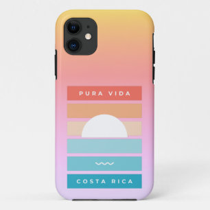 Pura Vida Costa Rica Beach Sunset Case-Mate iPhone Hülle