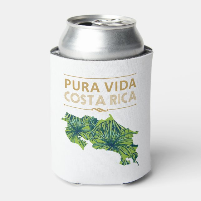Pura Vida Costa Rica Drink Cosy Dosenkühler (Kanne Vorderseite)
