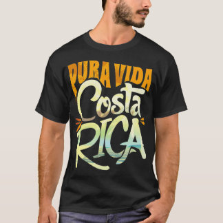 Pura Vida Costa Rica Männer Frauen Kinder (2) T-Shirt