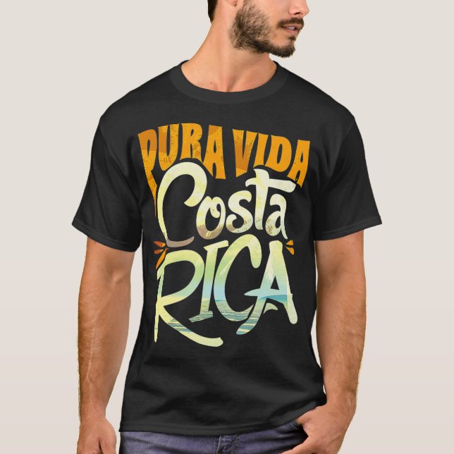 Pura Vida Costa Rica Männer Frauen Kinder (2) T-Shirt (Vorderseite)