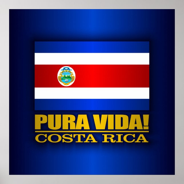Pura Vida! Costa Rica Poster (Vorne)