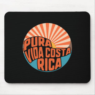 Pura Vida Costa Rica Sonnenuntergang Surfen Sommer Mousepad