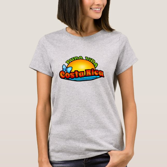 Pura Vida Costa Rica T-Shirt (Vorderseite)