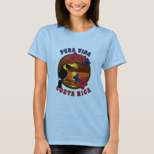 Pura Vida Costa Rica Template T-Shirt