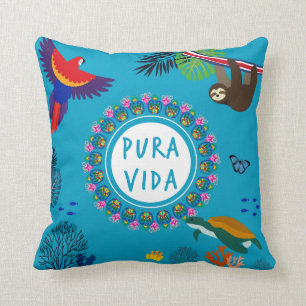 Pura Vida - Costa Ricas wildes Leben Kissen