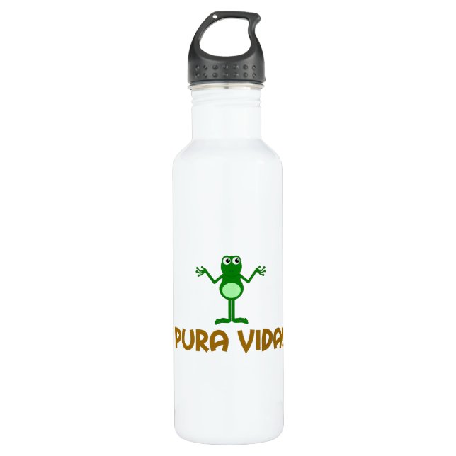 PURA VIDA EDELSTAHLFLASCHE (Vorderseite)